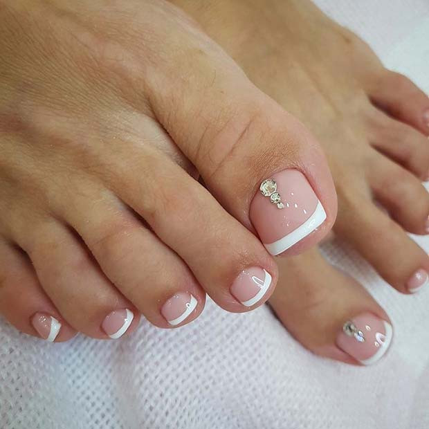 Wedding Toe Nails
 21 Elegant Toe Nail Designs for Spring and Summer