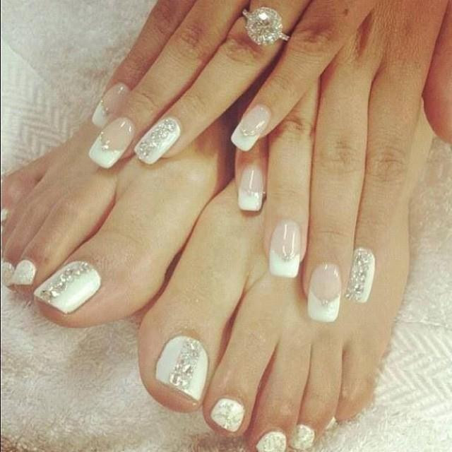 Wedding Toe Nails
 Wedding Nail Designs Wedding Nails Weddbook