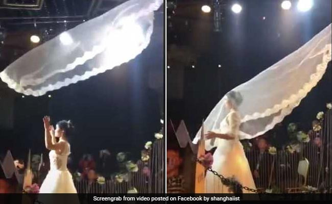 Wedding Veils China
 China s Latest Viral Trend Involves Flying Veils Wedding
