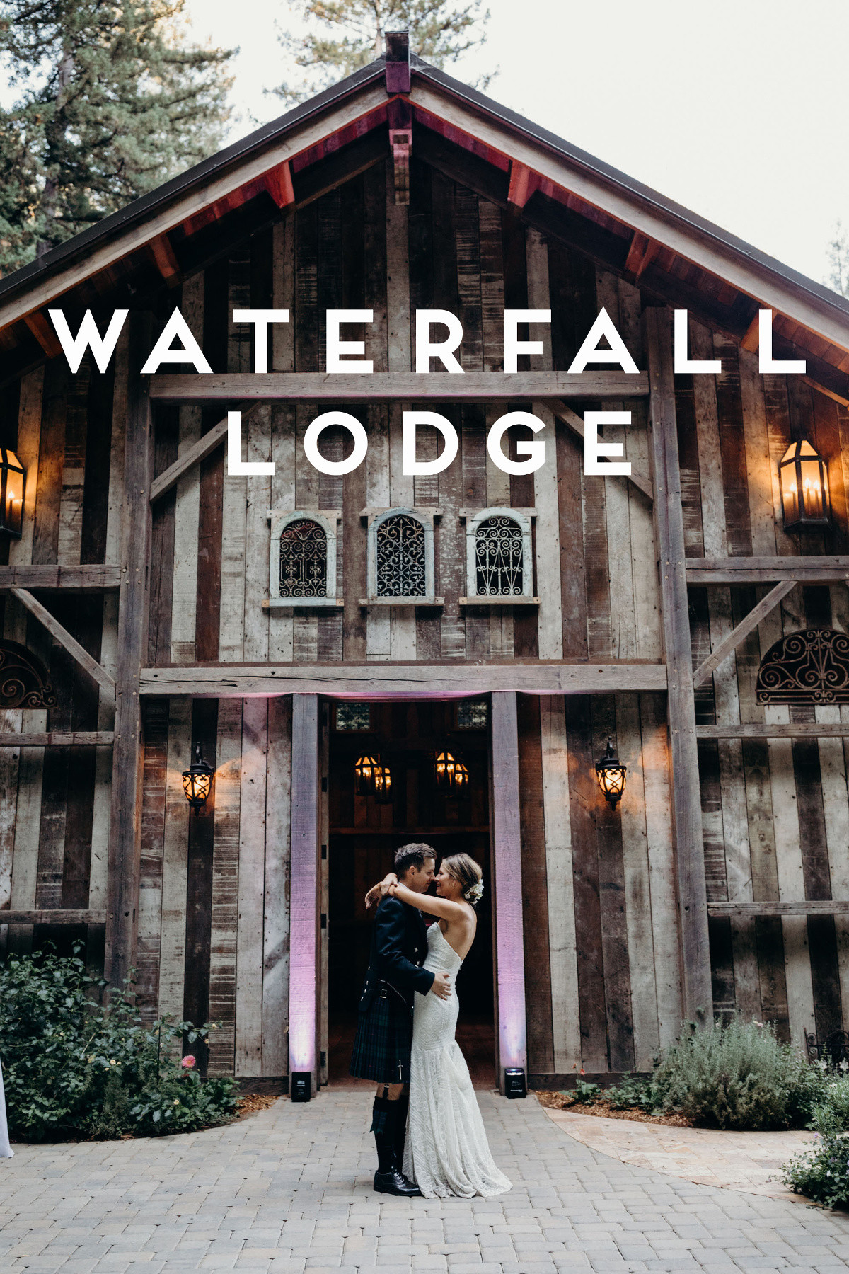 Wedding Venues Santa Cruz
 Waterfall Lodge and Retreat Weddings in Ben Lomond