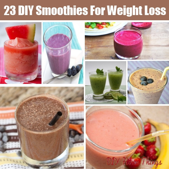 Weight Loss Smoothies Diy
 23 DIY Smoothies For Weight Loss