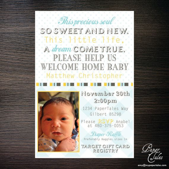 Welcome Home Baby Party
 63 best wel e home baby images on Pinterest