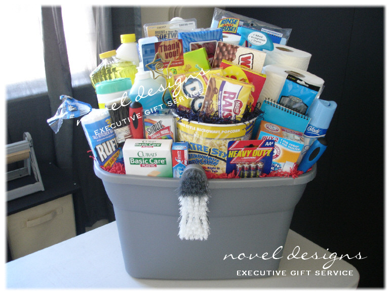 Welcome Home Gift Basket Ideas
 1000 images about Custom Theme Gift Baskets on Pinterest