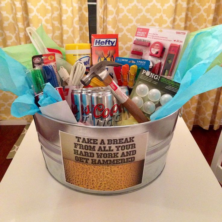 Welcome Home Gift Basket Ideas
 House warming t Minus hammered
