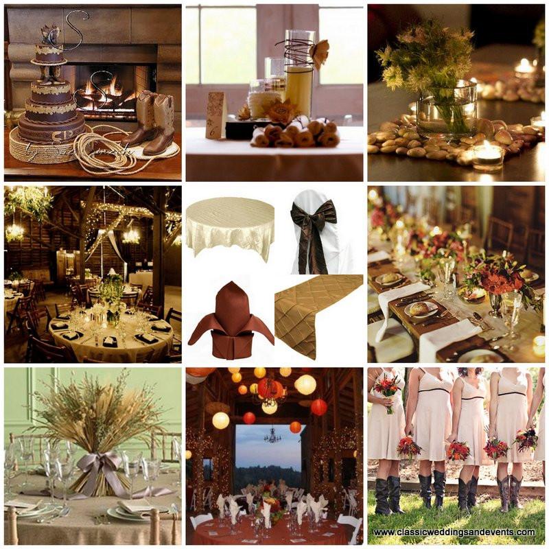 Western Themed Wedding
 Classic Weddings and Events Country and Western Wedding Ideas