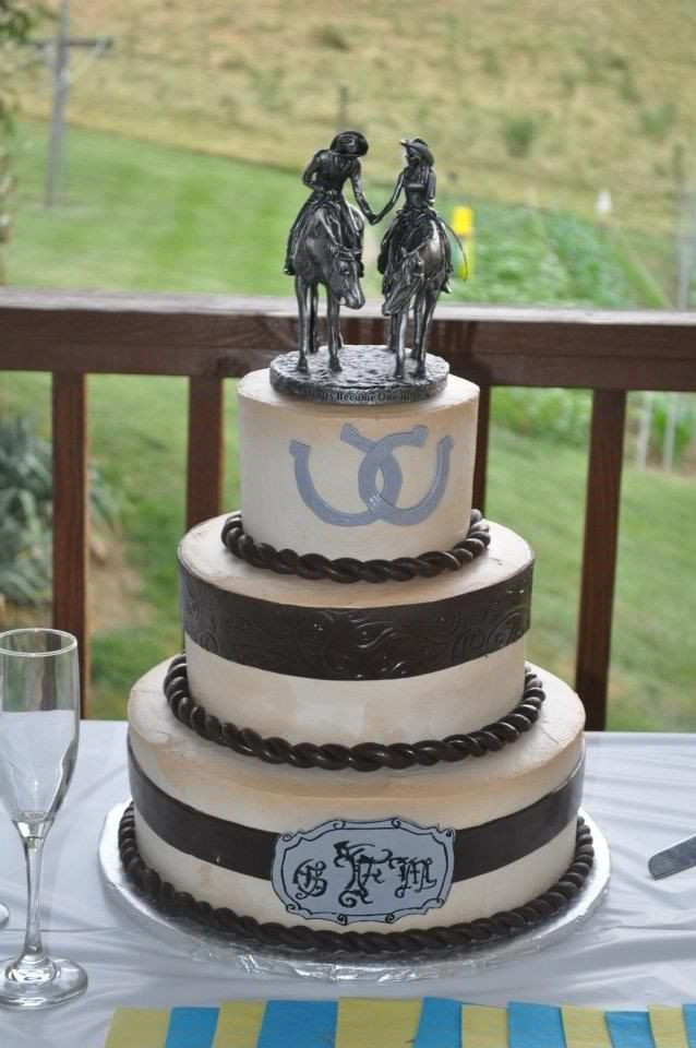 Western Wedding Cakes Pictures
 Western Theme Wedding Cake Decorating Ideas