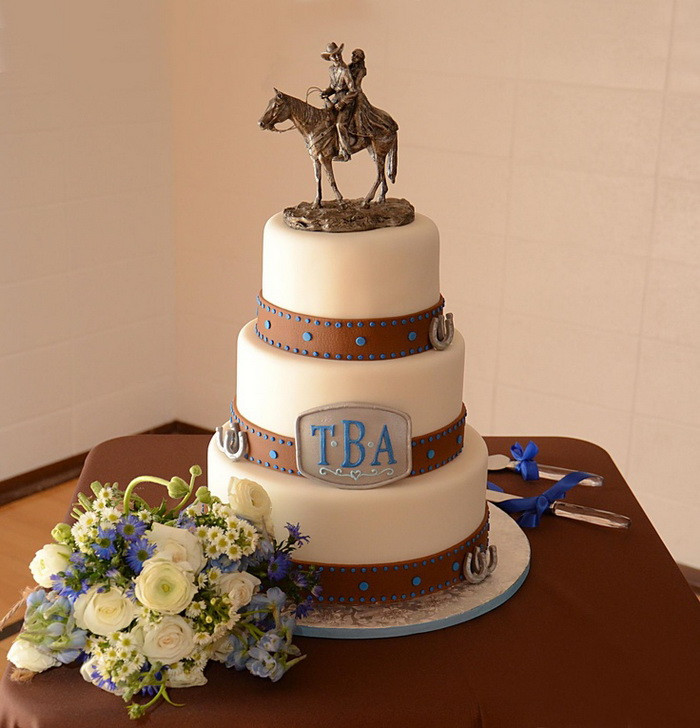 Western Wedding Cakes Pictures
 Ideas for a Western Wedding Cake Unusual Wedding