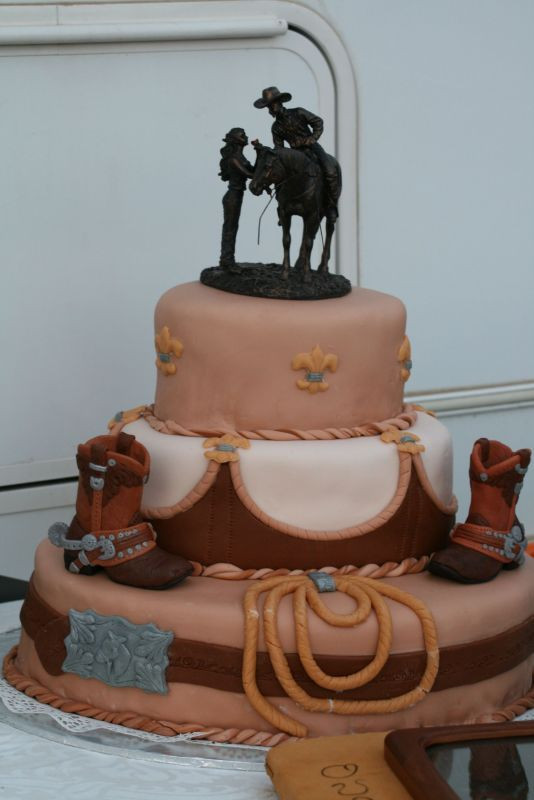 Western Wedding Cakes Pictures
 Western Cowboy Style Cakes Inspiration Project Wedding