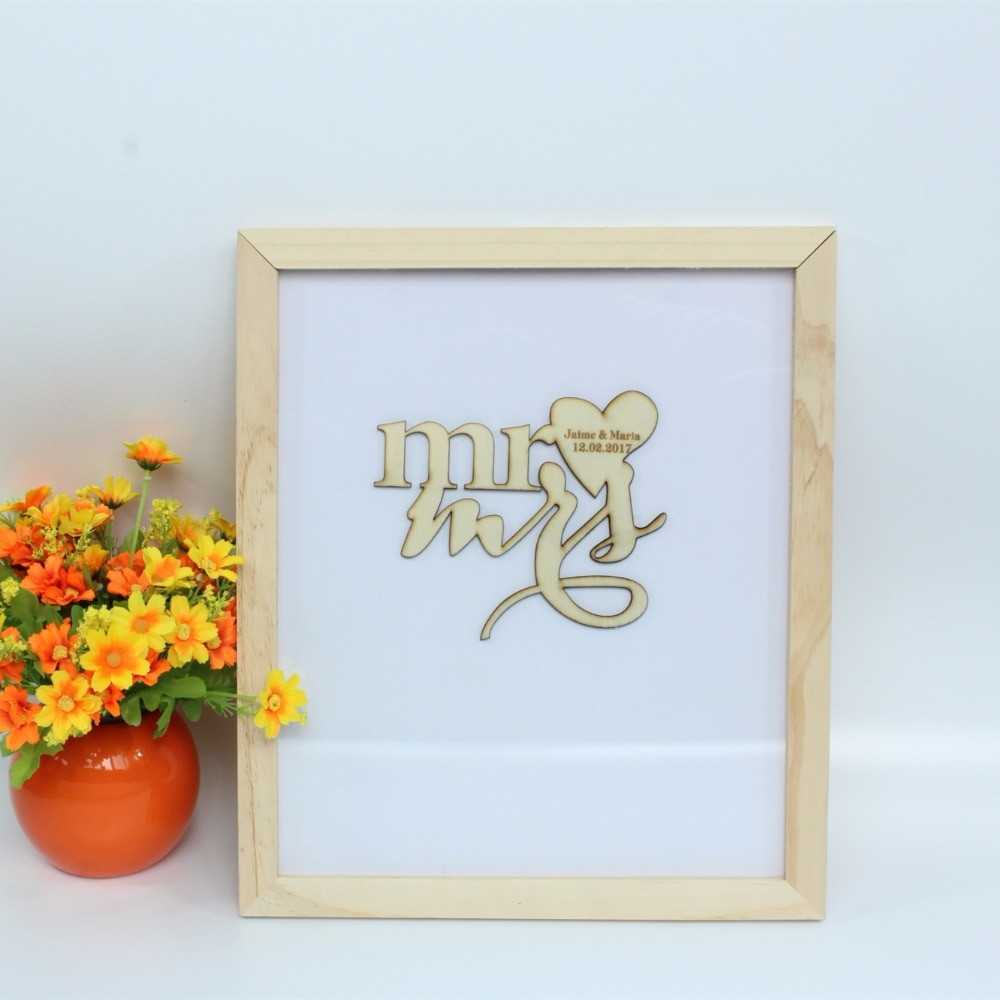 Where To Buy A Wedding Guest Book
 Aliexpress Buy Wooden Hearts Wedding Guest Book