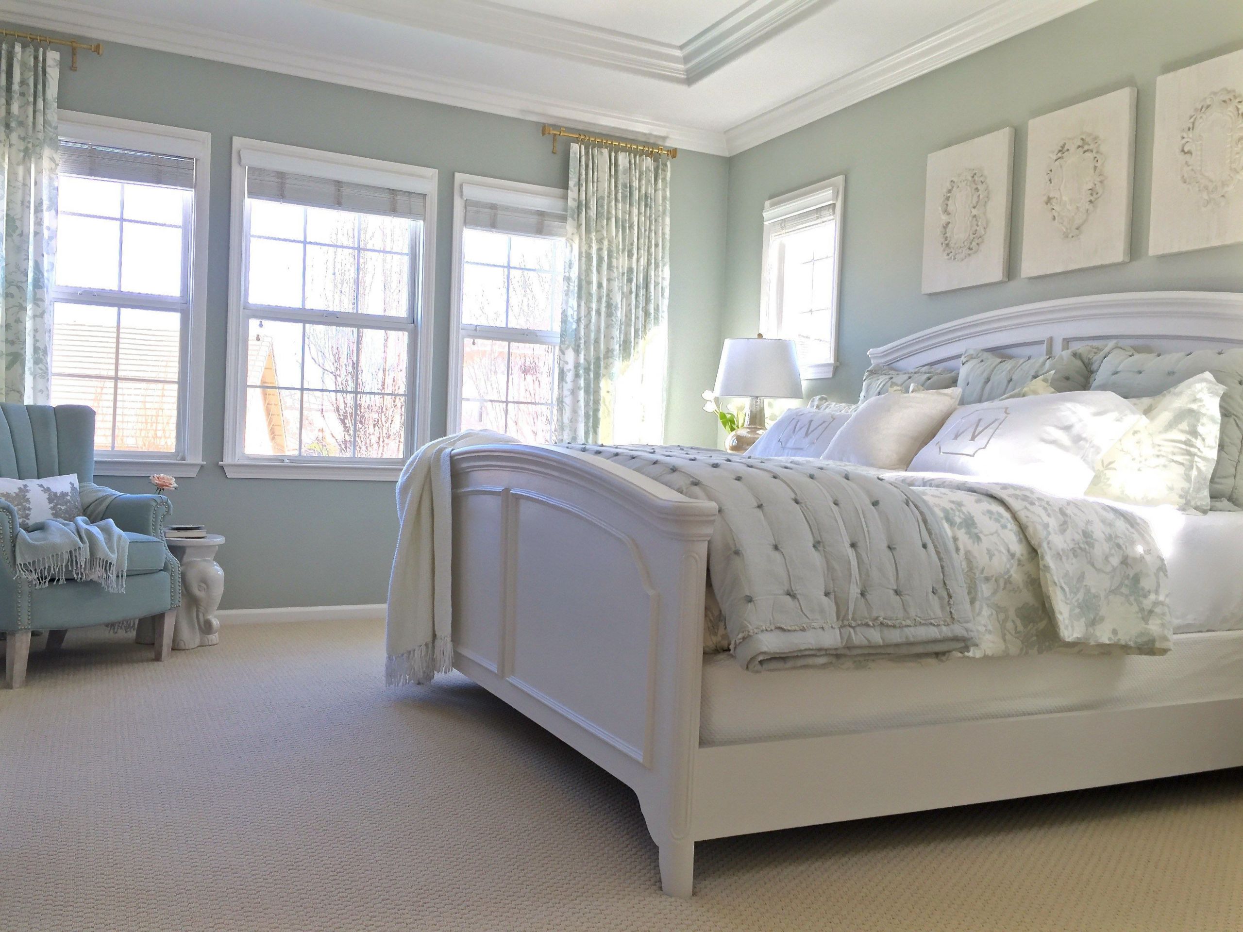 White Master Bedroom Furniture
 Master Bedroom Reveal with Ballard Designs
