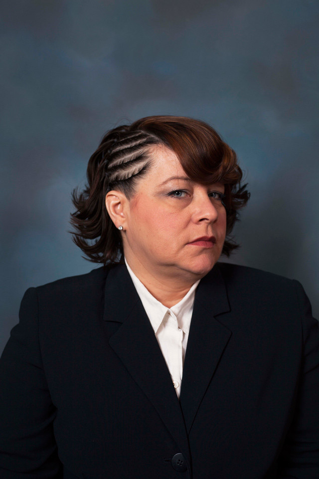 White Women With Black Hairstyles
 Corporate Portraits of Middle Aged White Women With Black