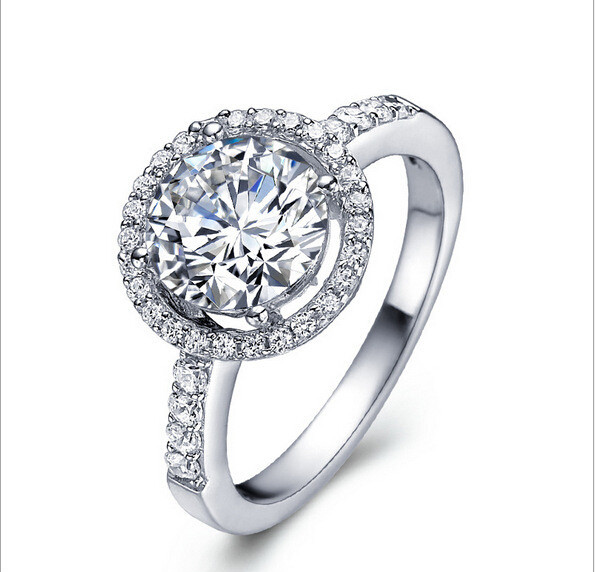 Wholesale Wedding Rings
 2015 hot sale 925 Sterling Silver Rings CZ Diamond for