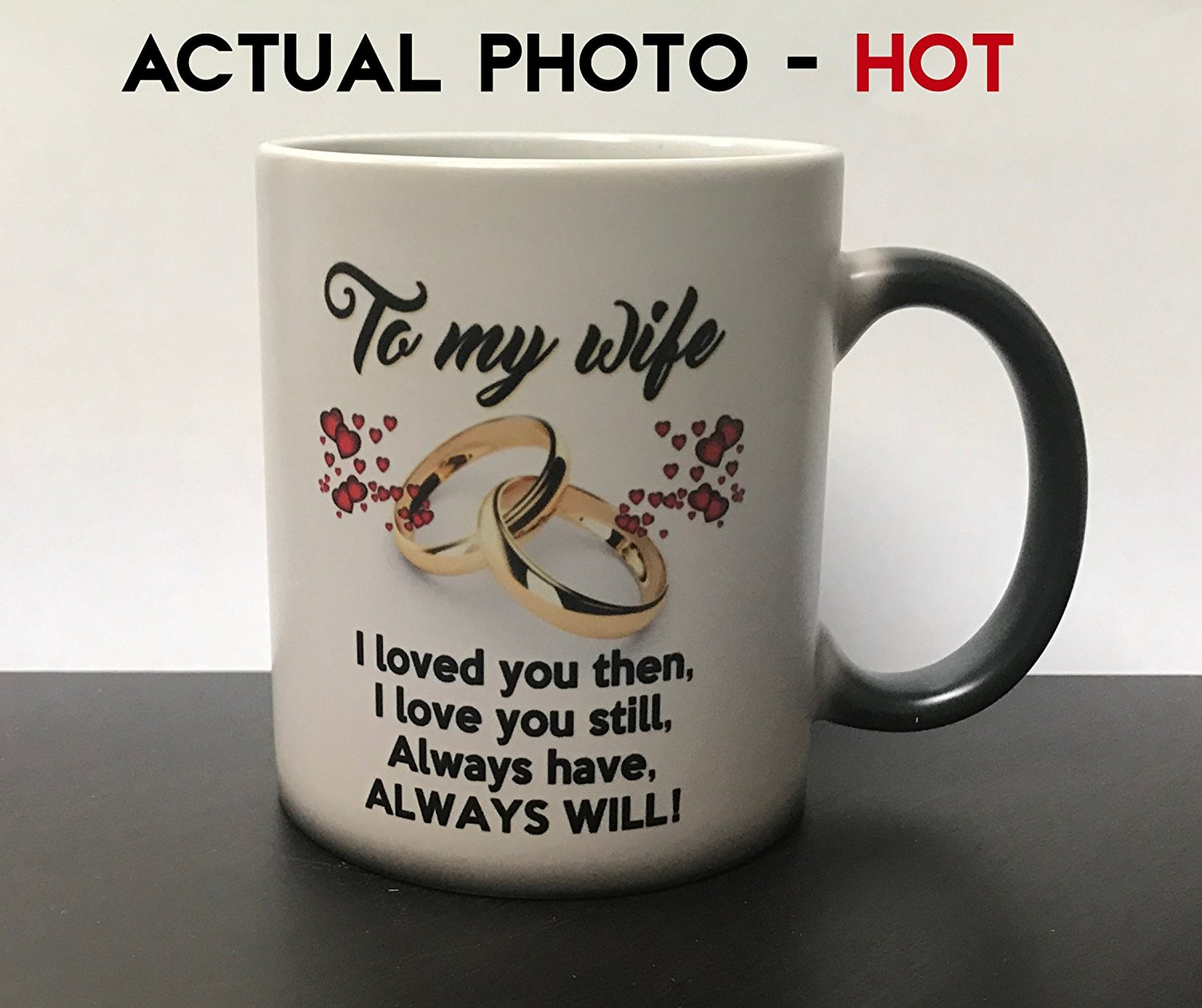 Wife Birthday Gift
 Anniversary Present For Her Color Changing Coffee Mug to