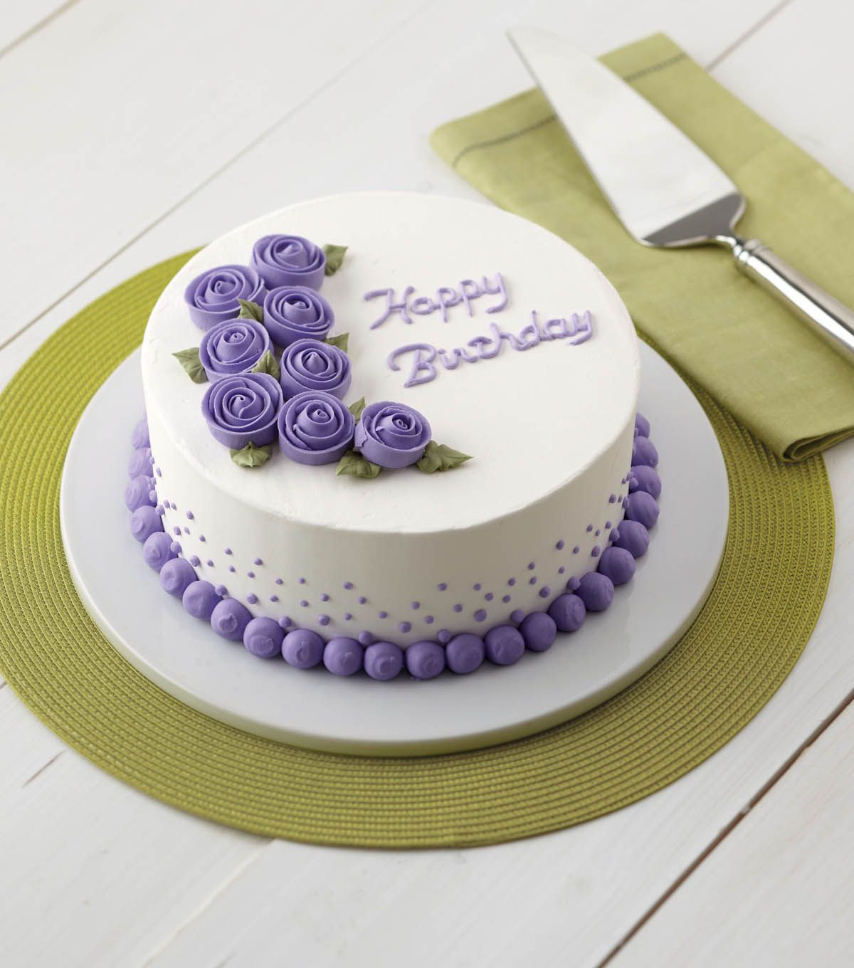 Wilton Birthday Cakes
 Vivid Violet Roses Cake Birthday Cake Wilton Cakes