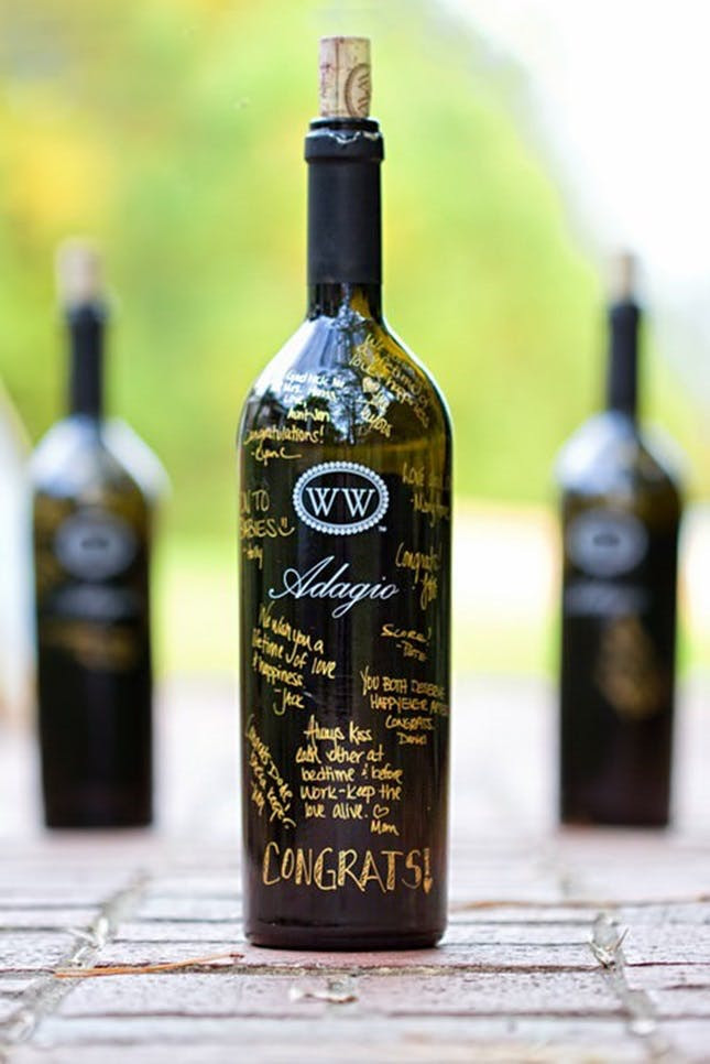 Wine Bottle Wedding Guest Book
 17 Creative Ideas for Planning a Romantic Winery Wedding