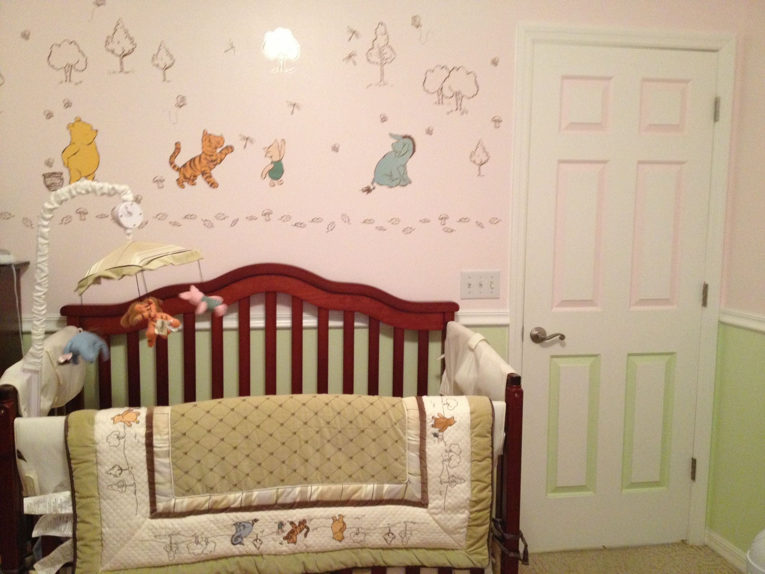 Winnie The Pooh Baby Room Decor
 Classic Winnie the Pooh Nursery Set Neutral made for Girl