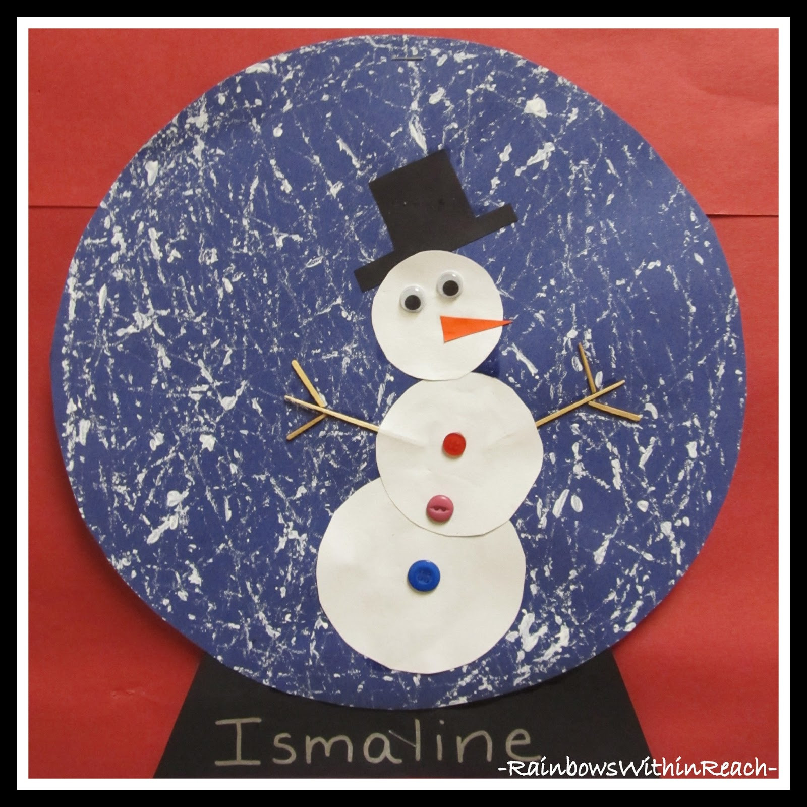 Winter Art Projects For Preschoolers
 Snowman in a Snow Globe Winter Art Project DrSeussProjects