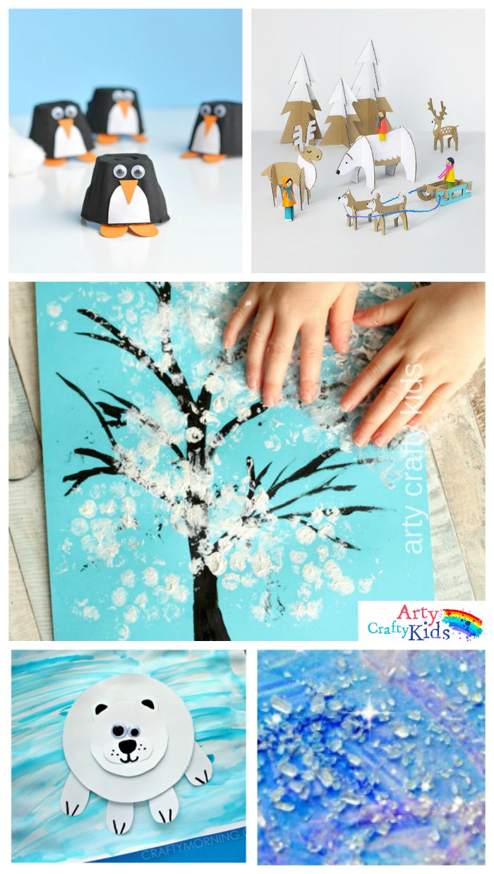 Winter Art Projects For Preschoolers
 16 Easy Winter Crafts for Kids Arty Crafty Kids