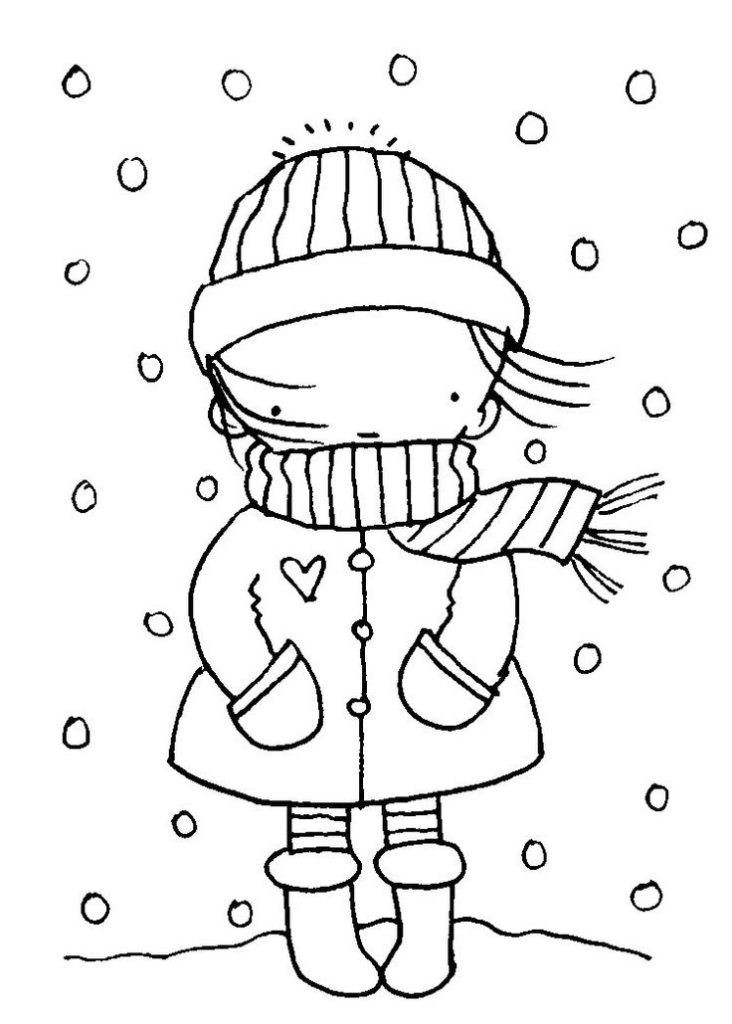 Winter Coloring Pages For Girls
 Winter Coloring Pages Seasons Coloring Pages