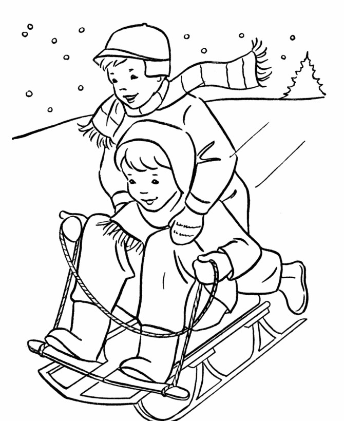 Winter Coloring Pages For Toddlers
 Free Printable Winter Coloring Pages For Kids