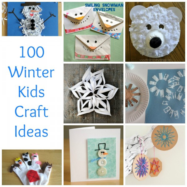 Winter Craft Idea For Kids
 100 Winter Kids Crafts to Beat the Winter Blues