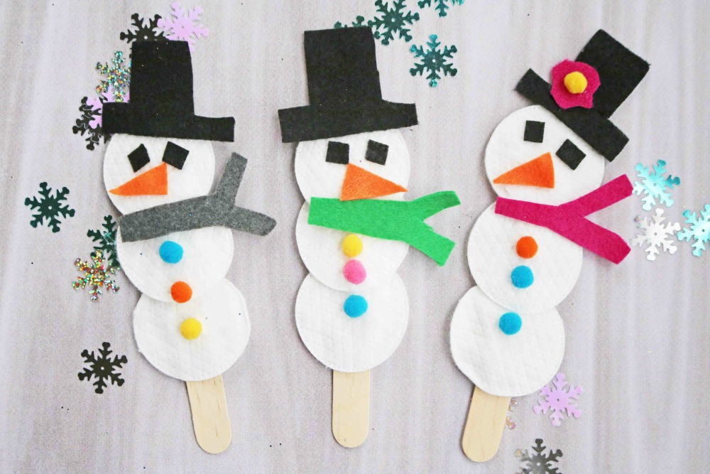 Winter Craft Idea For Kids
 Snowman Puppet Easy Winter Craft for Kids Darice