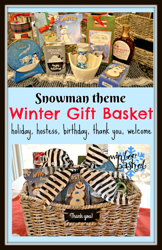 Winter Themed Gift Basket Ideas
 Gifts from the Kitchen Winter Basket and a Special Sale
