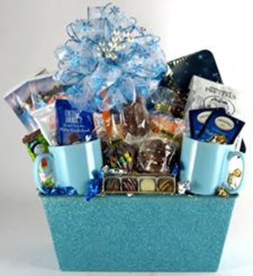 Winter Themed Gift Basket Ideas
 Winter Treats Blue Sparkle Gift BasketGift Baskets