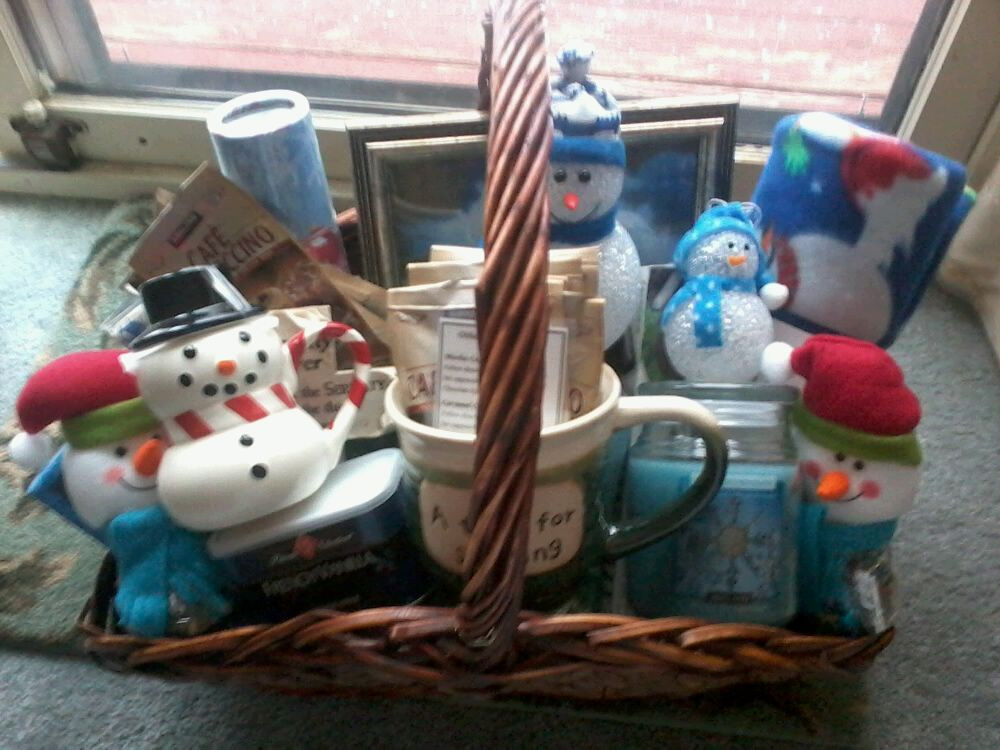 Winter Themed Gift Basket Ideas
 "Winter Wonderland" Gift Basket Gift Baskets