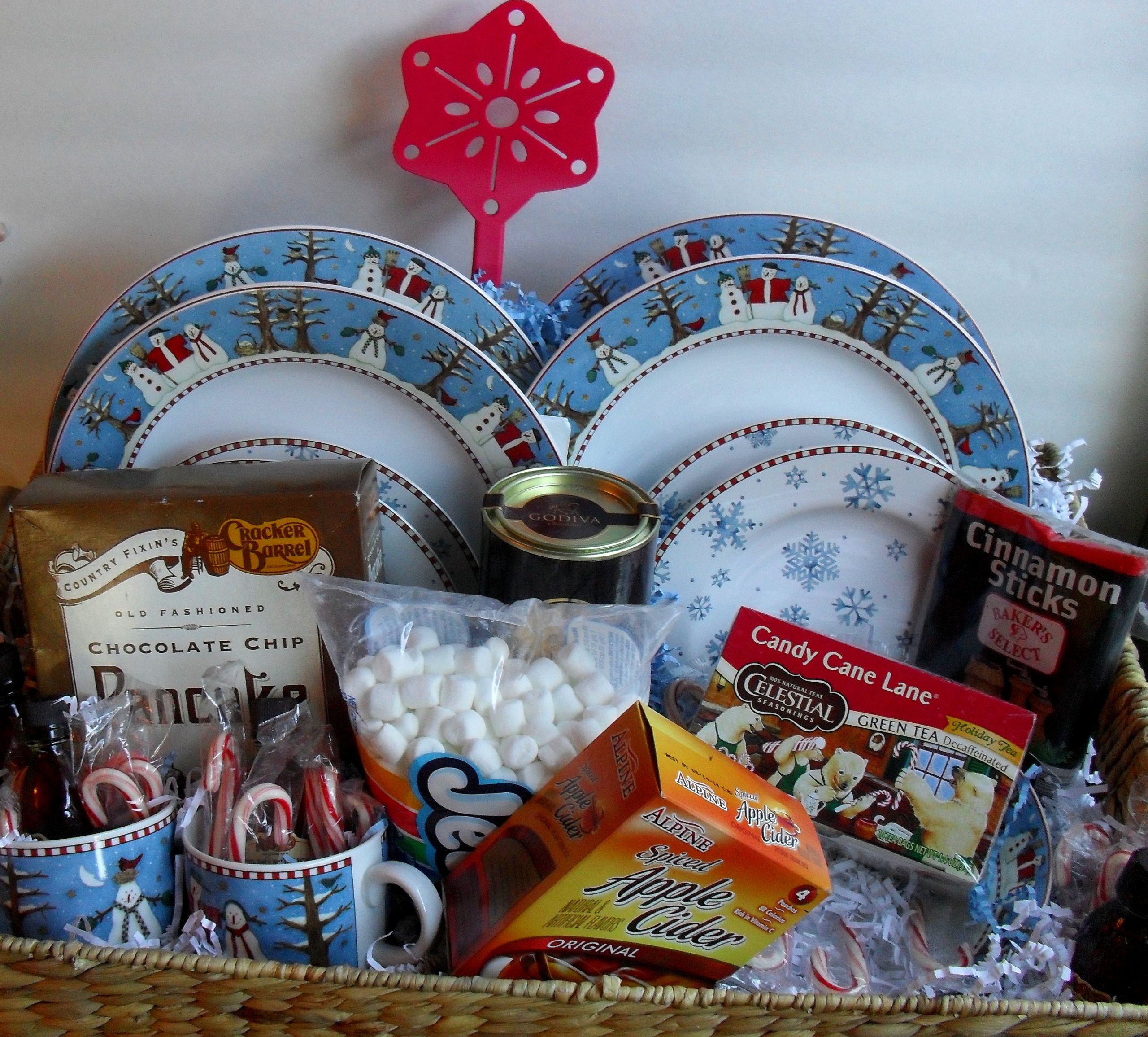 Winter Themed Gift Basket Ideas
 A Snowman Breakfast The Seasonal Home
