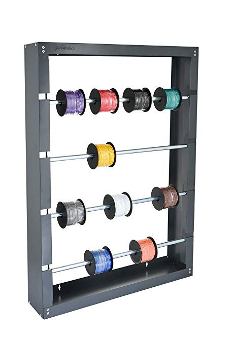 Wire Spool Rack DIY
 Extension Cord Hanger Shop Storage and Benches in 2019
