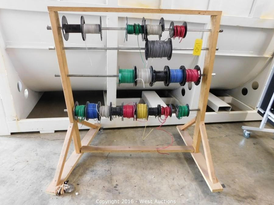 Wire Spool Rack DIY
 West Auctions Auction Bankruptcy Auction of BioVessel