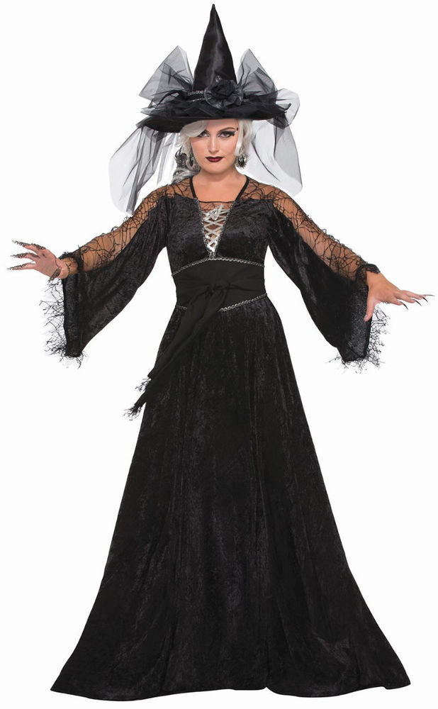 Witch Costume DIY
 Spellcaster Witch Black Dress Adult Womens Standard Size