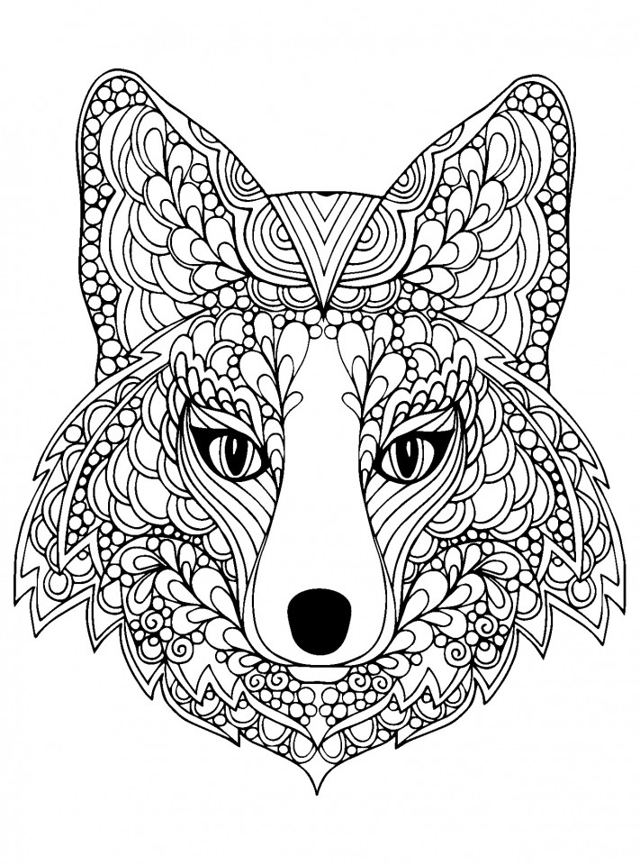 Wolf Coloring Pages For Adults
 Get This Wolf Coloring Pages for Adults Free Printable
