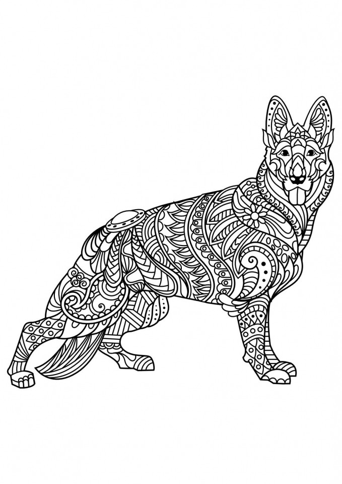Wolf Coloring Pages For Adults
 Get This Wolf Coloring Pages for Adults