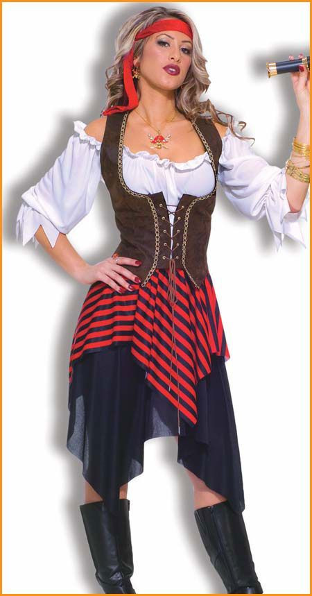 Woman Pirate Costume DIY
 Homemade Women Pirate Costumes