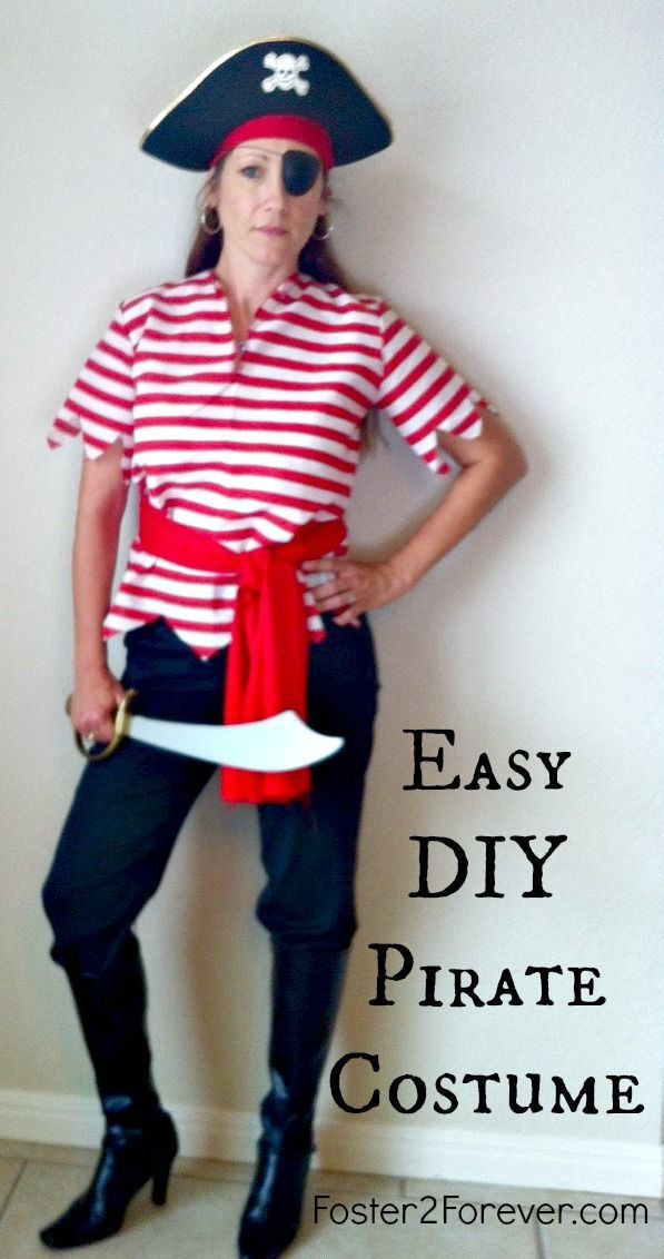 Woman Pirate Costume DIY
 Our Disney Cruise Pirate Night Costumes