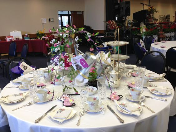 Women Tea Party Ideas
 Decorated for a la s Tea Party for charity "Club Christ
