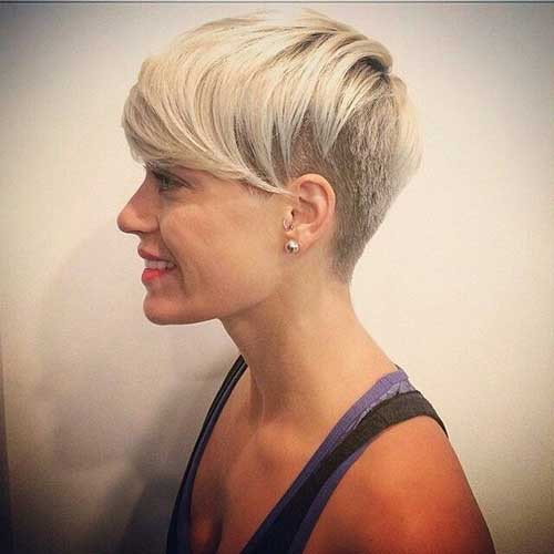 Womens Haircuts With Shaved Side
 30 Short Trendy Hairstyles 2014
