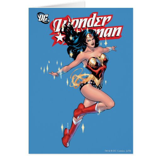 Wonder Woman Birthday Card
 Wonder Woman ic Cover Greeting Card