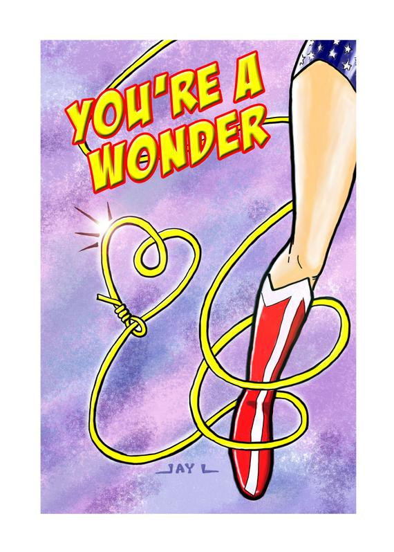 Wonder Woman Birthday Card
 Items similar to You re A Wonder Wonder Woman Greeting