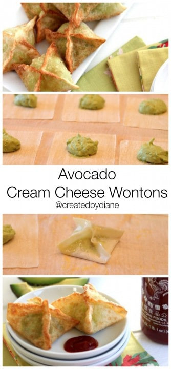 Wonton Appetizers With Cream Cheese
 Avocado Cream Cheese Wonton Appetizer
