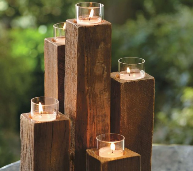 Wood Candle Holders DIY
 21 DIY Wooden Candle Holders To Add Rustic Charm This Fall