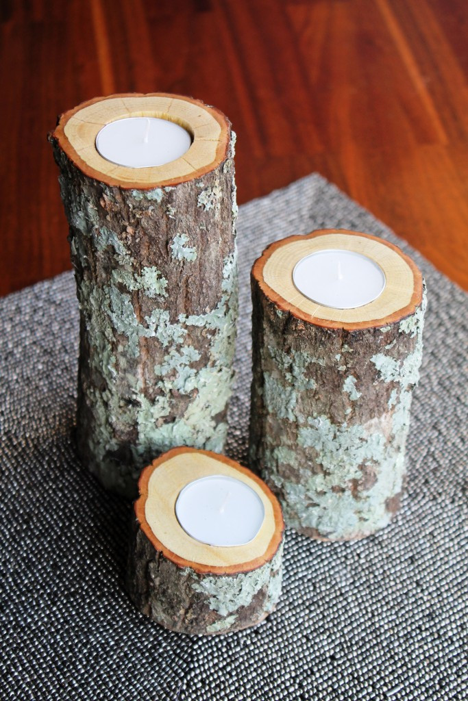 Wood Candle Holders DIY
 DIY Wood Candle Holders
