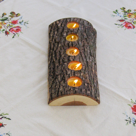 Wood Candle Holders DIY
 DIY tealight wood candle holder Home Ideas Modern Home