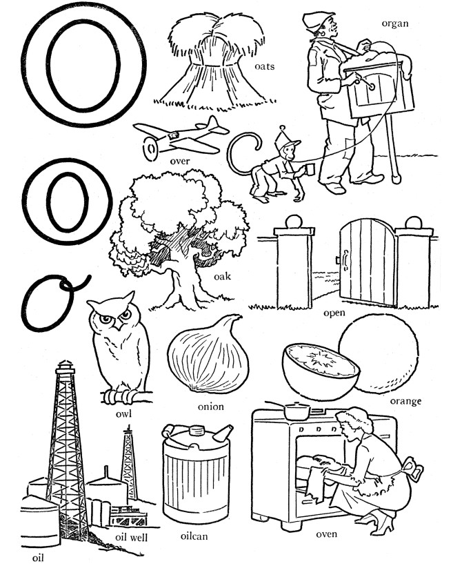 Word Coloring Pages For Kids
 Alphabet activity 2 english