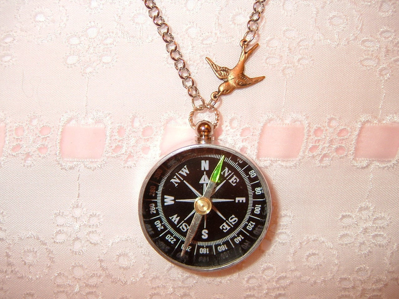 Working Compass Necklace
 pass necklace working pass necklace steampunk pass