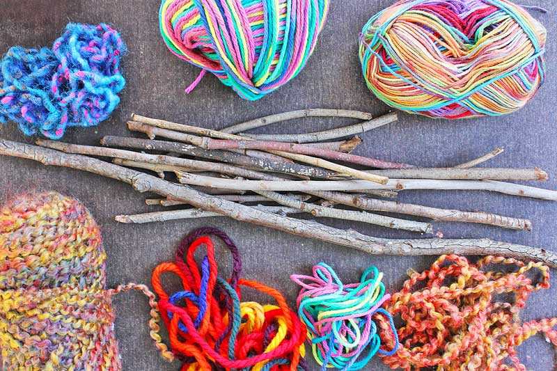 Yarn Crafts For Kids
 Easy Crafts for Kids Yarn Sticks Babble Dabble Do