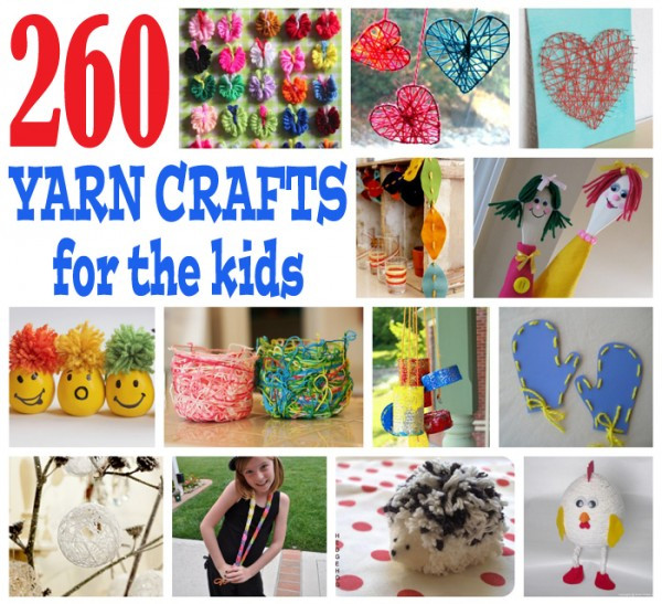 Yarn Crafts For Kids
 Yarn Crafts Easy and Creative Ways to Use Yarn Without