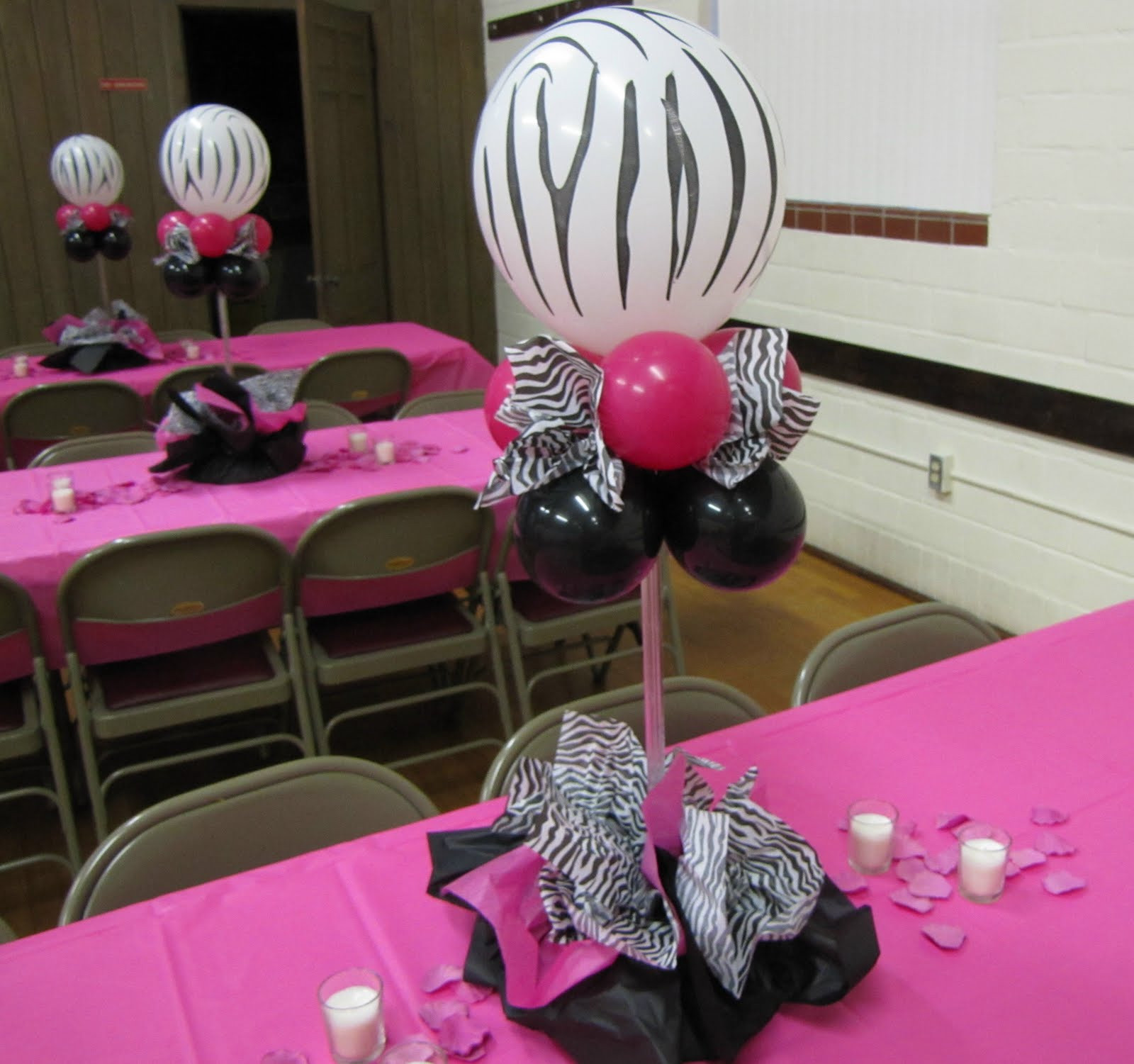 Zebra Birthday Decorations
 Zebra Party Decorations